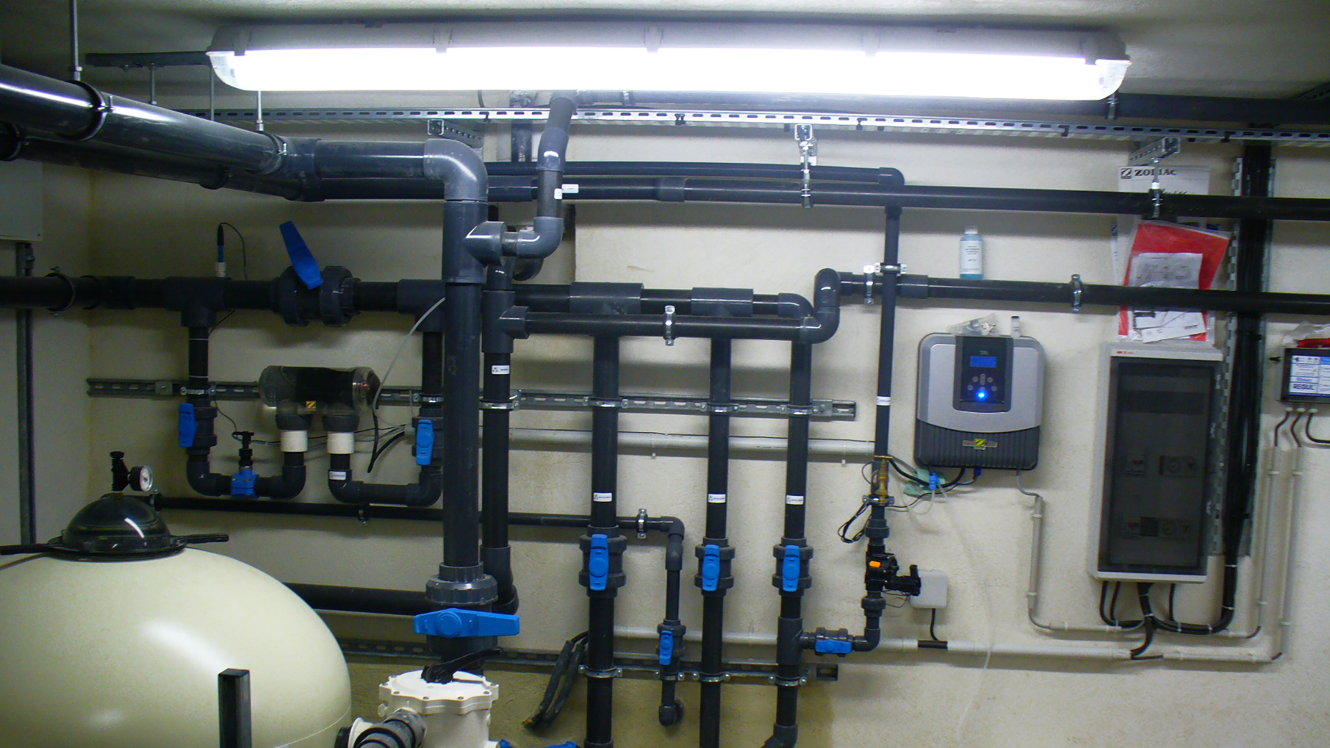 Installation of a mechanical room